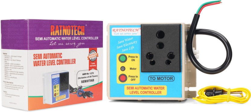 Ratnotech New semi automatic water level controller Wired Sensor Security System