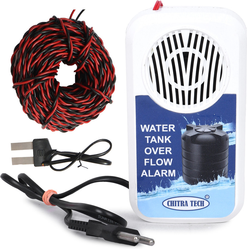 CHITRATECH CHITRATECH Water Overflow alarm | 15 Meter Wire and Sensor | Lound and Clear Sound Wired Sensor Security System - Flipkart Deal