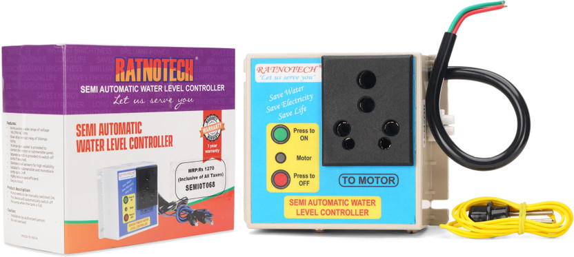Ratnotech semi automatic water level controller Wired Sensor Security System