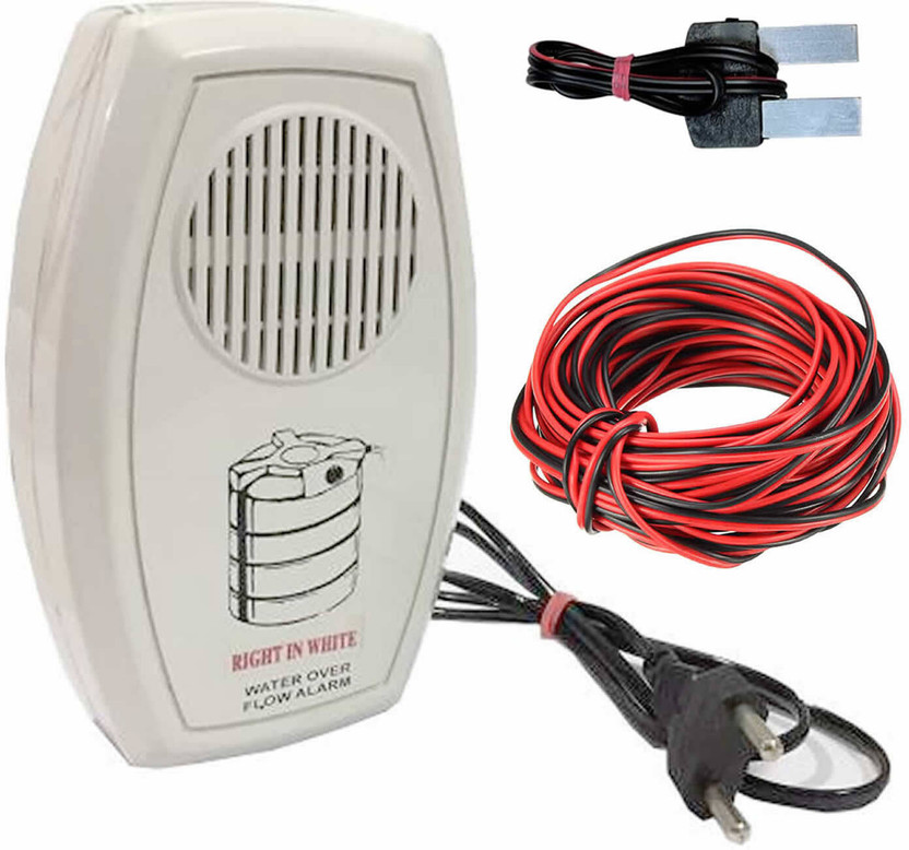 FStyler Advance Water Tank Overflow Alarm with High Quality Overflow Voice Sound & 15-mtr Connecting Wired (Made in India) Wired Sensor Security System