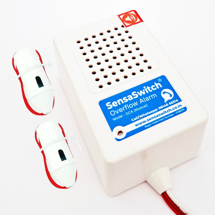 SensaSwitch Water Tank Overflow Alarm (Musical) Model-OCA Wired Sensor Security System