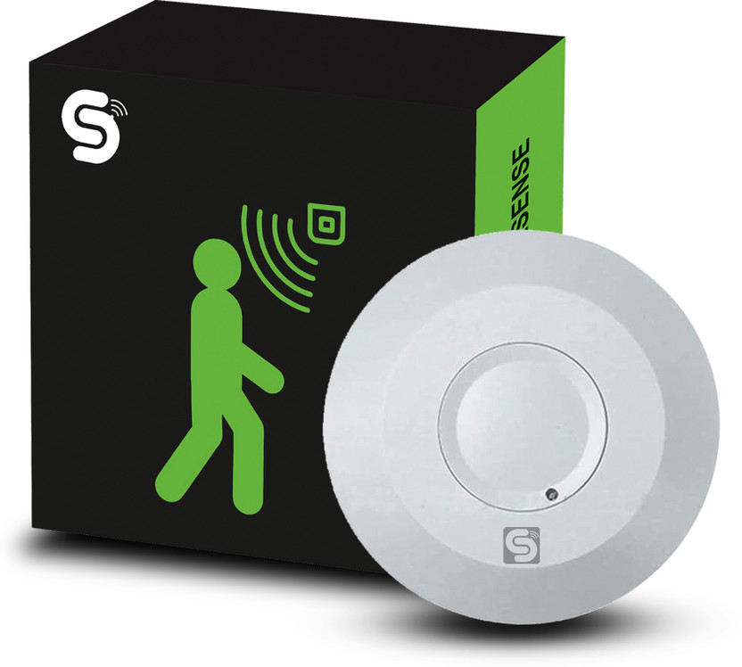 ESYSENSE Inspire Sensing Ceiling Mount PIR Motion Sensor Switch with LUX Sensor Inbuilt Energy Saving Wireless Sensor Security System