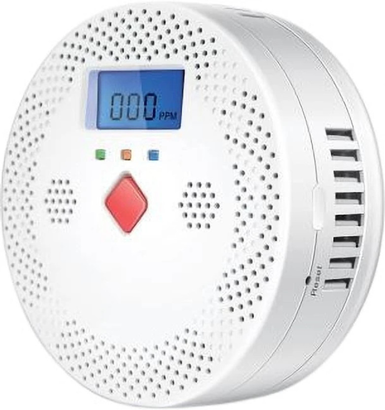 ZETABYTE UK WiFi Smart Carbon Monoxide Detector: Wireless CO Gas Alarm with Real-Time Alerts Wireless Sensor Security System