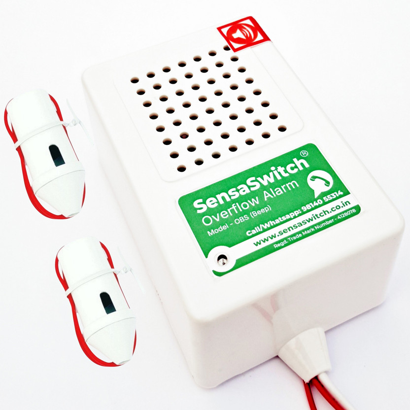 SensaSwitch Water Tank Overflow Alarm (Beep Sound) Model-OBS Wired Sensor Security System