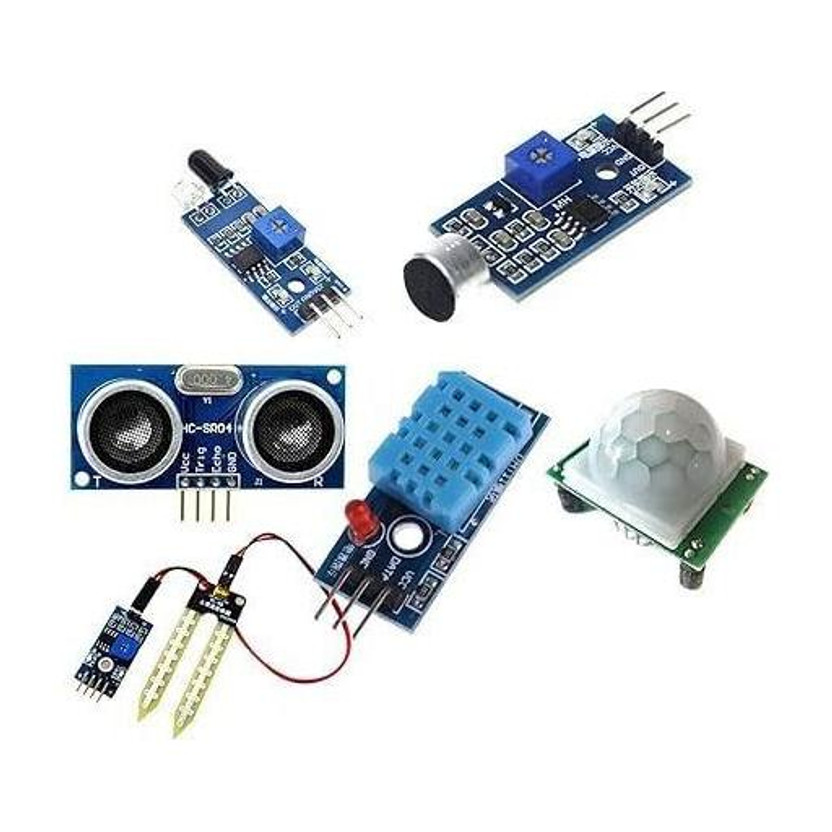 TESTIN TESTIN ELECTRONICS TESTIN ELECTRONICS Sensor Kit PIR Motion IR HC-SR04 DHT11 Soil Moisture Sound AI PIR Sensors - Flipkart Deal