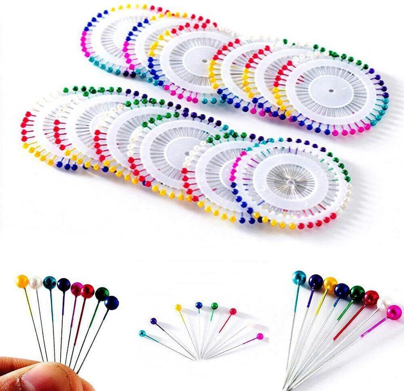 computronics computronics Pearl needles/Knitting pin/ pearlized balls/single pointed needles Sewing Kit - Flipkart Deal