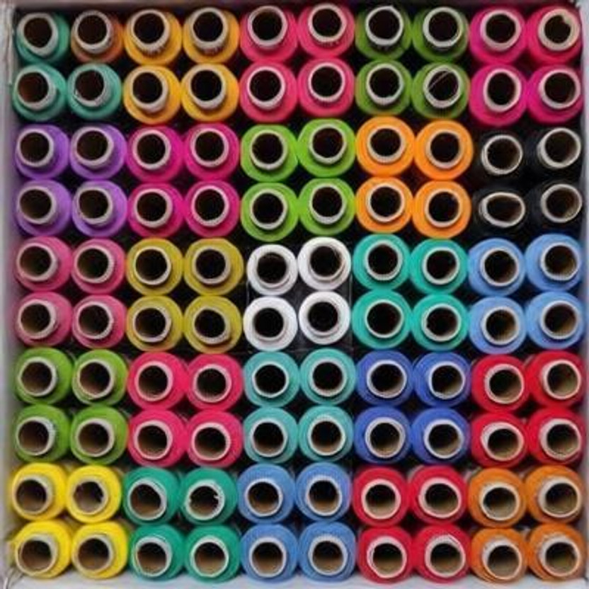 computronics computronics Sewing polyester thread/Multicolor Spool(150 m pack of 100) Sewing Kit - Flipkart Deal