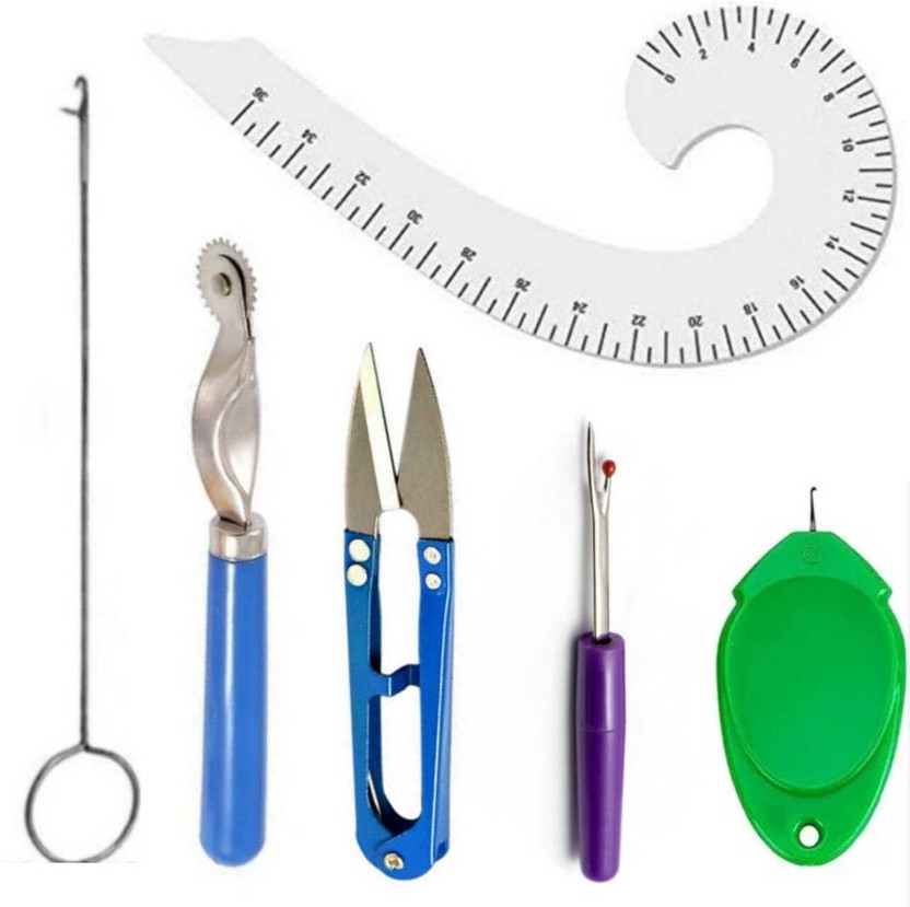 RAZIYUM 6 PCS Sewing Tool Kit for Tailoring & Stitching use for sewing and other work Sewing Kit
