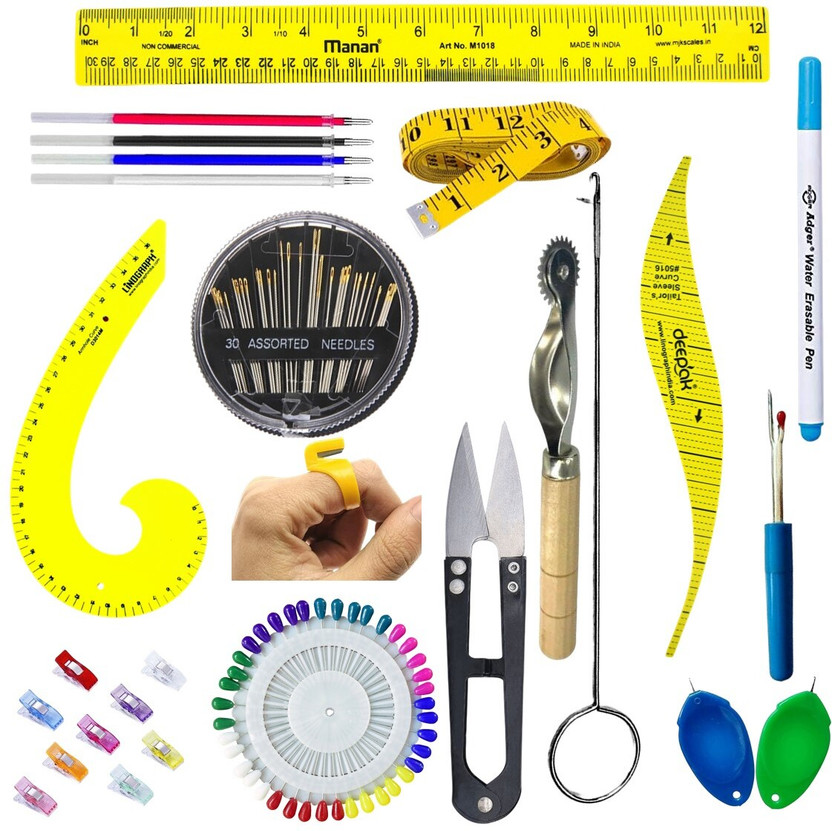 prabhas prabhas designs Tailoring basic Tool Kit 15 nos Sewing Kit - Flipkart Deal