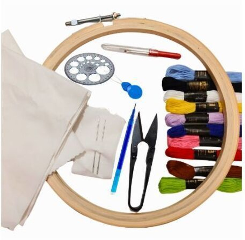 ThreadsKalakari HAND EMBROIDERY KIT Sewing Kit