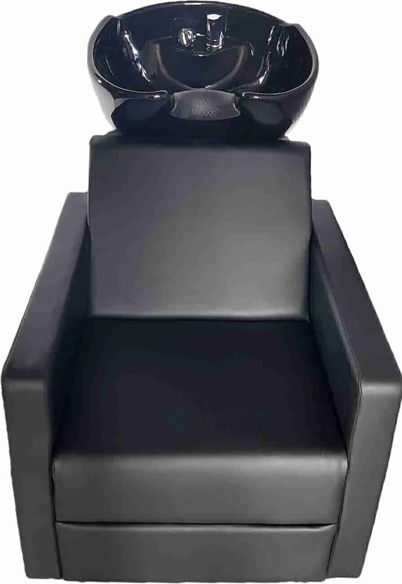 RNinteriors Shampoo Station Premium Look Black Shampoo Chair(Black)