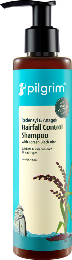 Pilgrim Redensyl & Anagain Hairfall Control Shampoo for all hair types(200 ml)