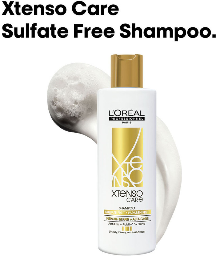 L'Oréal Professionnel Xtenso Care Sulfate-Free Shampoo For Frizz-Free, Shiny & Manageable Hair(250 ml)