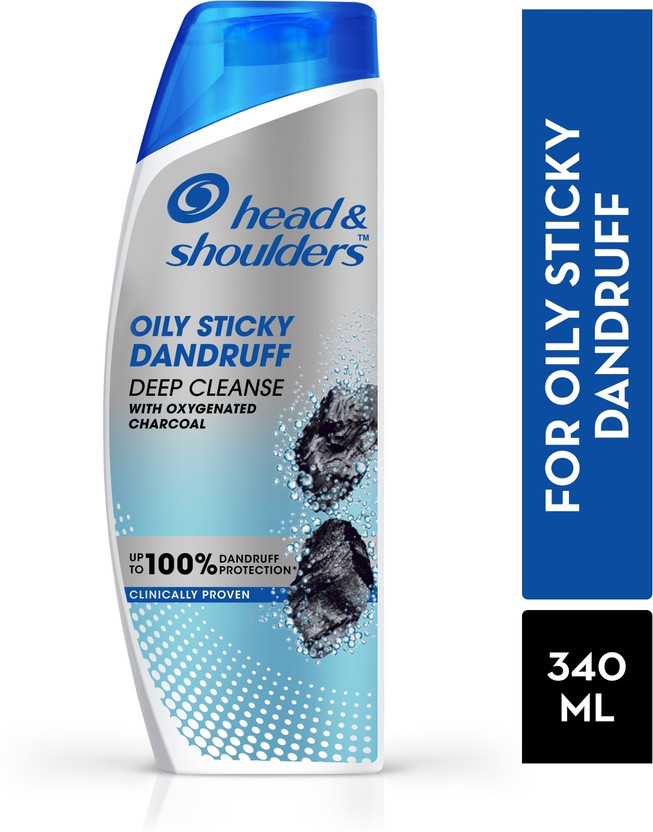 HEAD & SHOULDERS Deep Cleanse Dandruff Shampoo For Oily Scalp & Dandruff(340 ml)