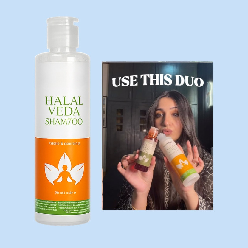 HGHASAYAGIRL Halal Veda Hair Shampoo Viral Shampoo with Herbal Hair Blend(250 ml)