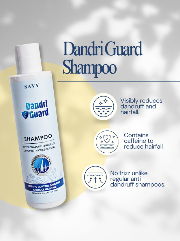 SAYY Dandri Guard Anti Dandruff & Hair Fall Shampoo For All Hair Types(200 ml)