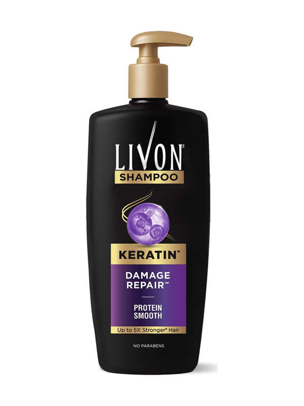 LIVON Keratin Shampoo for Women & Men |Repairs Damaged Hair |Smooth & 5x Stronger Hair(650 ml)