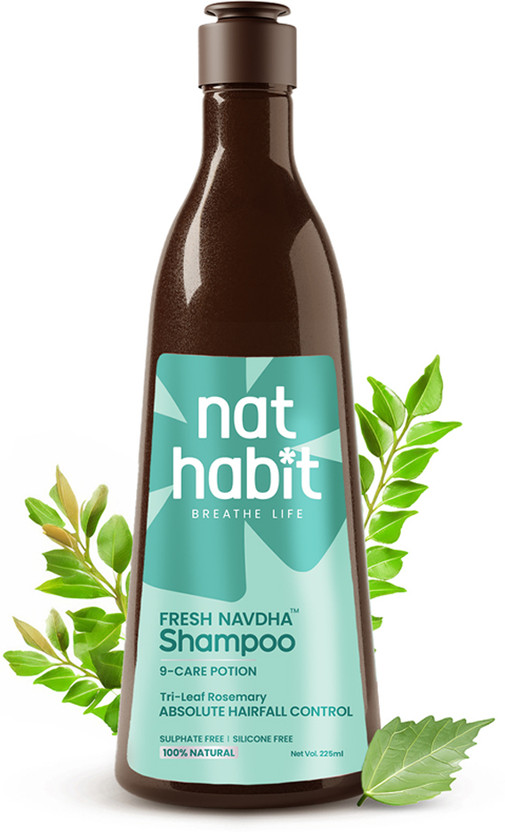 Nat Habit Natural Anti Hairfall Rosemary Shampoo For Women & Men, Sulphate & Paraben Free(250 ml)