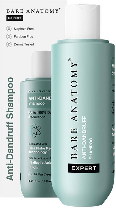 BARE ANATOMY Anti-Dandruff Shampoo - Strengthens Hair with Salicylic