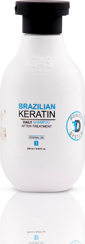 Global Amazon Secrets Brazilian Keratin Shampoo For Men & Women ( NEW & ORIGINAL PACKAGING)(250 ml)