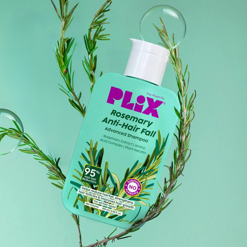The Plant Fix Plix Rosemary Advanced Anti Hair Fall Shampoo,Reduces Hairfall & Promotes Hair Growth(100 ml)