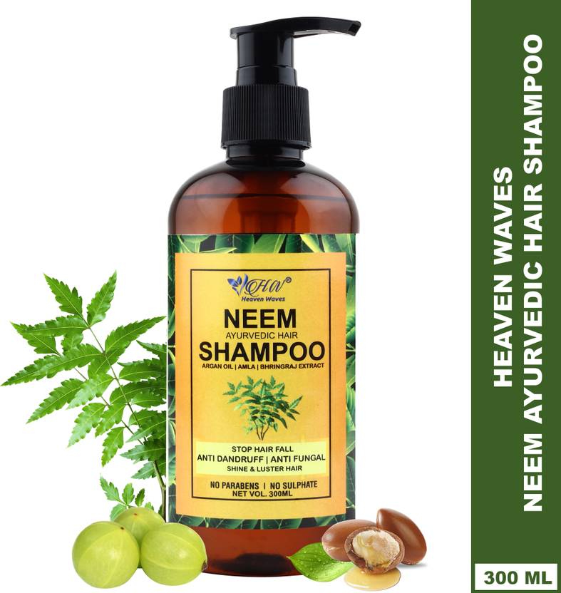 heaven waves Neem Ayurvedic Hair Shampoo for Stop Hair Fall Dandruff