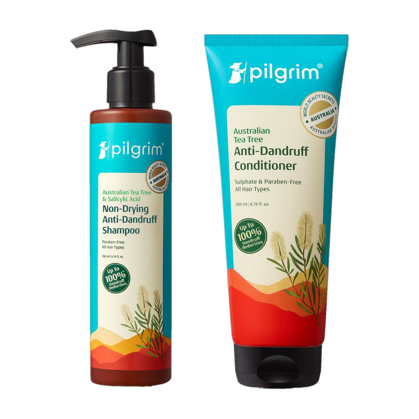 Pilgrim Australian Tea Tree Anti-Dandruff Shampoo and Conditioner(400 ml)
