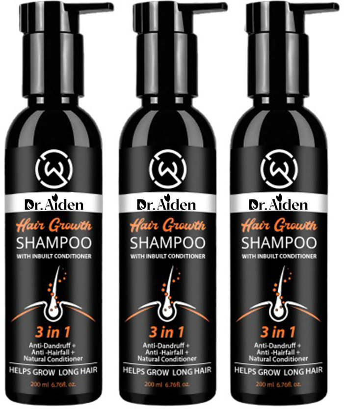Dr Aiden hair growth shampoo for men Anti-dandruff & Anti-Hairfall Shampoo + Conditioner(600 ml)