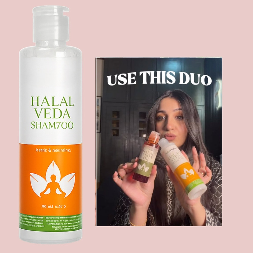 HGHASAYAGIRL Halal Veda Hair Shampoo Herbal Hair Shampoo with Herbal Extract(250 ml)