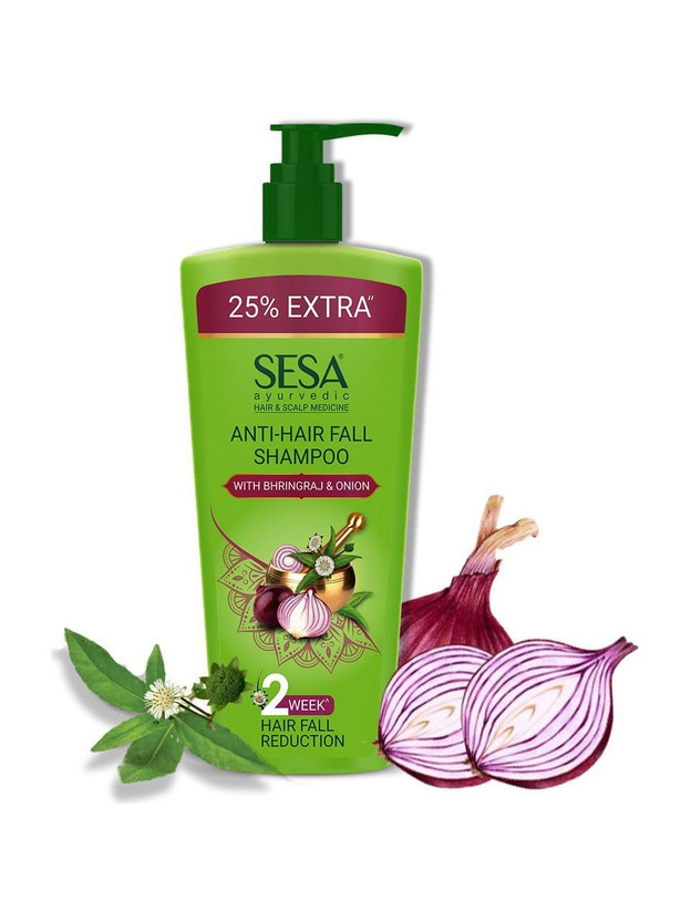 SESA SESA Ayurvedic Anti-Hair Fall Shampoo with Bhringraj and Onion for Soft & Shiny Hair(500 ml) - Flipkart Deal