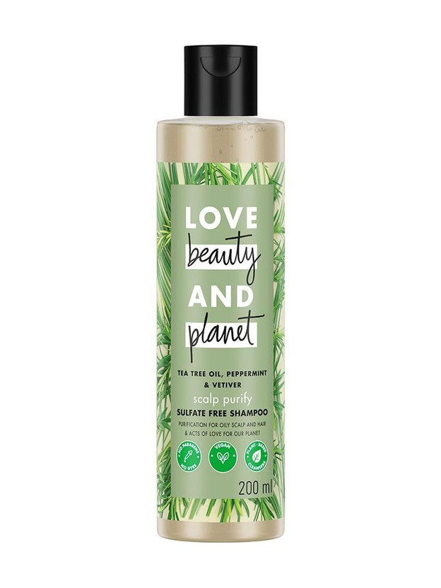 Love Love Beauty And Planet Tea Tree, Peppermint and Vetiver Sulfate Free Purifying Shampoo(200 ml) - Flipkart Deal