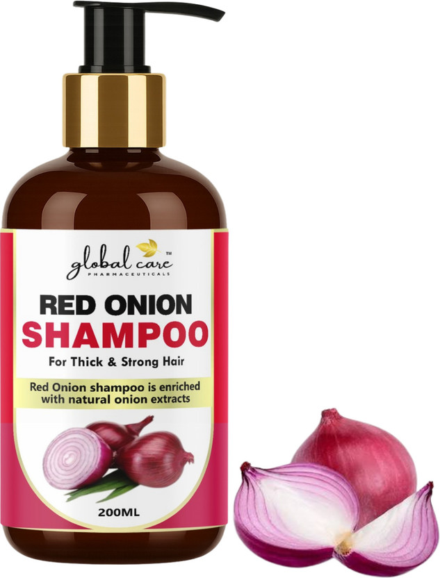 global care (PACK OF 1) Red Onion Shampoo 200ml | Soft & Healthy Hair(200 ml)