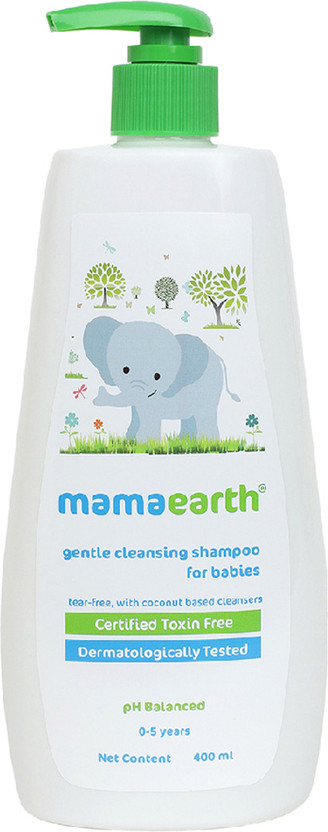Mamaearth Gentle Cleansing Baby Shampoo : New borns, babies and kids(400 ml)