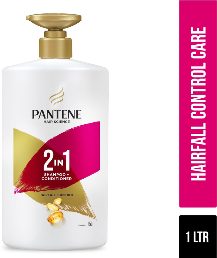 PANTENE PANTENE 2 in 1 Hairfall Control Shampoo + Conditioner(1 L) - Flipkart Deal