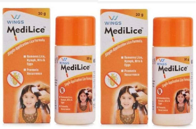 Wings Medilice Anti Lice Cream Wash Single Application Lice Formula