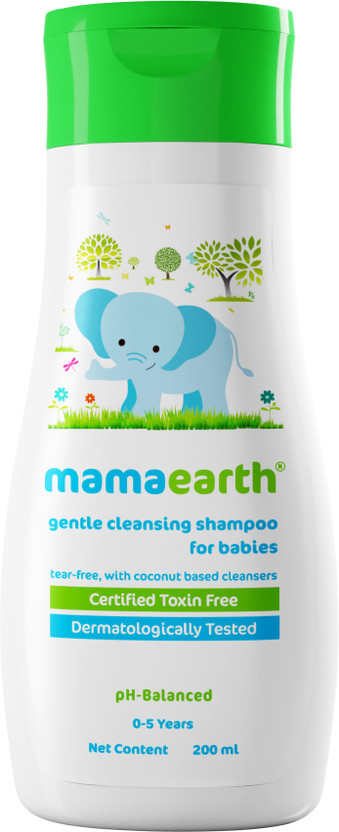 Mamaearth Gentle Cleansing Baby Shampoo : New borns, babies and kids(200 ml)