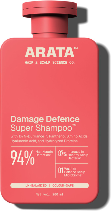 ARATA ARATA Super Shampoo for Daily Nourishment and Damage Repair | with Biotin and Proteins(200 ml) - Flipkart Deal