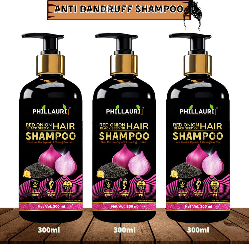 Phillauri Onion Shampoo for Hair Growth and Hair Fall Control(900 ml)