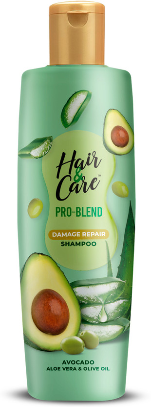 Hair and Care Pro Blend Damage Repair Shampoo|Avacado, Aloe Vera & Olive Oil|For Damaged hair(300 ml)
