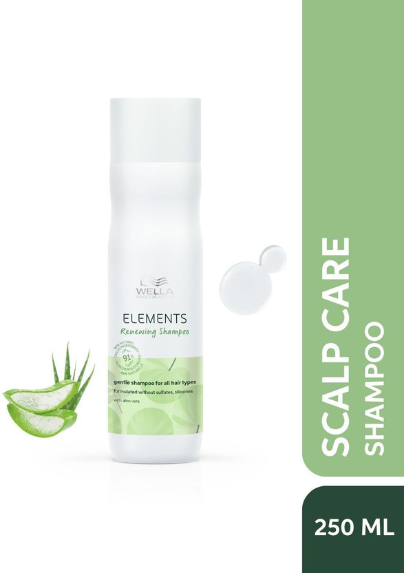 Wella Professionals Elements Renewing Sulphate Free Shampoo for Frizz-Free, Smooth & Shiny Hair(250 ml)
