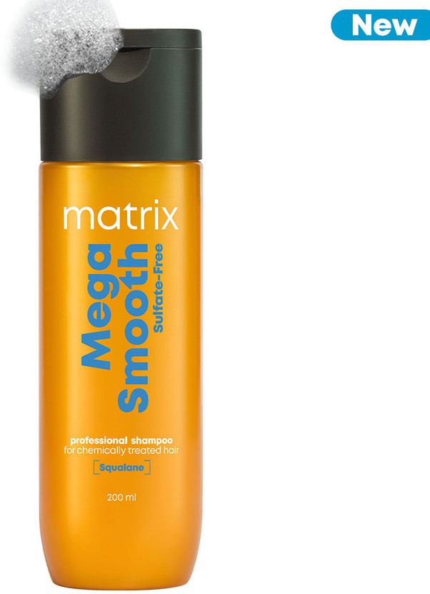 MATRIX Mega Smooth Sulfate-free Shampoo, Gentle Cleansing & Bond Repair(200 ml)