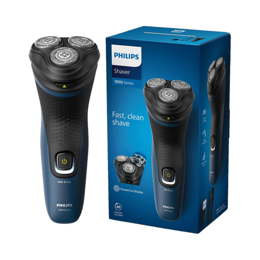 PHILIPS S1151/03  Shaver For Men(Blue)