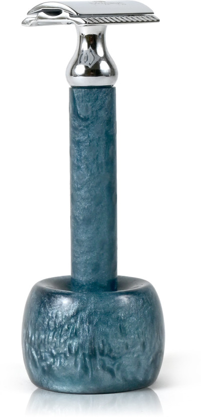 UrbanMooch Resin Handle Double Edge Safety Razor for Men with Stand, Men