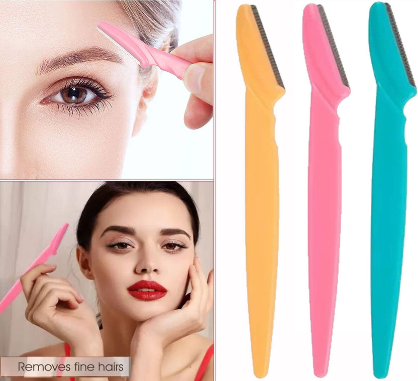 Dazzle Beauty Buy Now Eye Brow Epilation Hair Removal Cutter Shaver Blades Makeup Tools, Men & Women(Pack of 3)