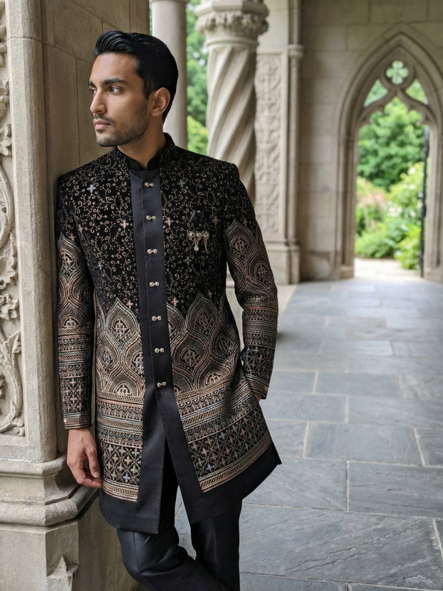 Jompers Jompers Embroidered Sherwani - Flipkart Deal