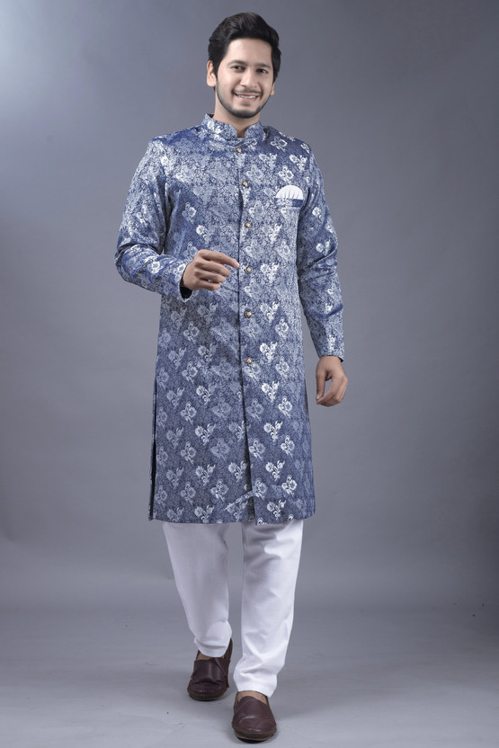 Brand Boy Woven Sherwani