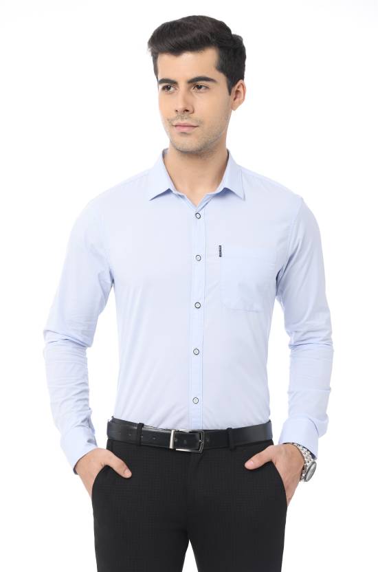 Black Locust Men Solid Formal White Shirt - Buy Black Locust Men Solid ...