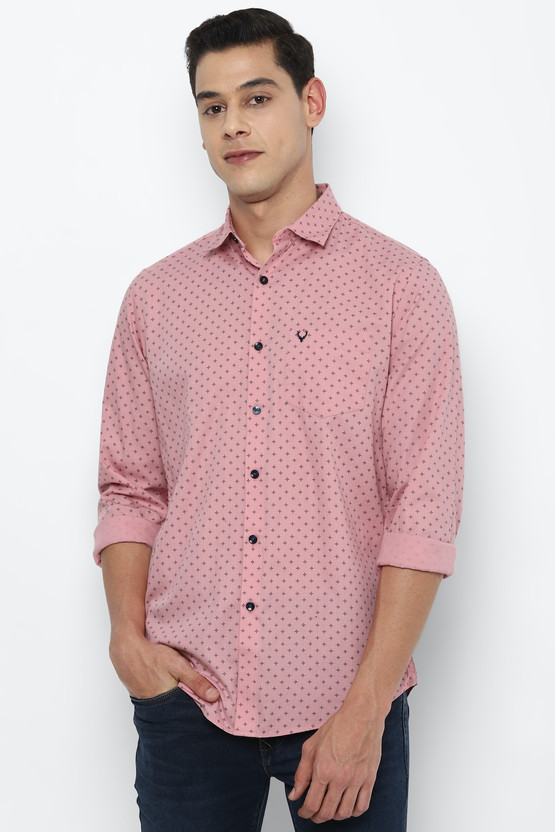 allen solly pink shirt