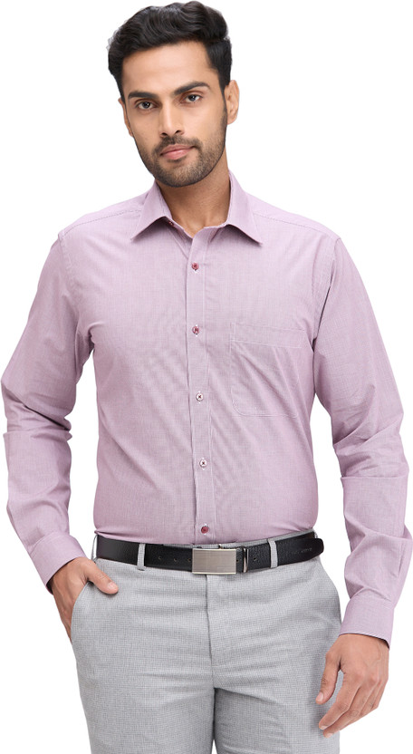 Raymond Raymond Men Checkered Formal Pink Shirt - Flipkart Deal