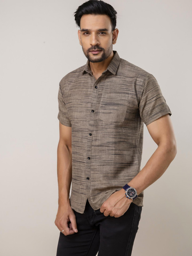 Auzanoor Collection Men Solid Casual Multicolor Shirt
